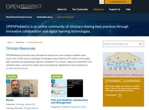 Screen shot of new resources collection.